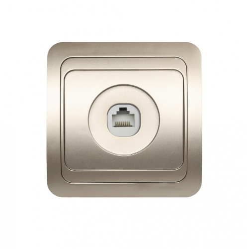 Розетка SMARTBUY скрытая установка, компьютерная RJ-45 1-местная шампань "Марс" (SBE-02c-S1-RJ) Розетка SMARTBUY скрытая установка, компьютерная RJ-45 1-местная шампань "Марс" (SBE-02c-S1-RJ)