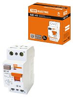 УЗО TDM ВД1-63 2Р 63А 500мА (1/6/60) (SQ0203-0095)