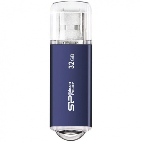 Флеш-накопитель USB 32GB Silicon Power Ultima II синий (SP032GBUF2M01V1B) Флеш-накопитель USB 32GB Silicon Power Ultima II синий (SP032GBUF2M01V1B)