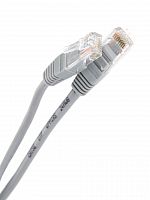 Патч-корд литой TELECOM UTP Кат. 5е, серый, 20 м. (1/34) (NA102--20M)