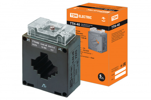 Трансформатор тока ТТН 40/300/5-10VA/0,5-Р TDM (1/18) (SQ1101-1105)