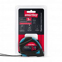 Рулетка SMARTBUY измерительная 3мх19мм, прорезиненный корпус, 2 фиксатора, усиленный зацеп (1/12/96) (SBT-MTP-319P2)