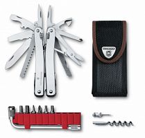 Мультитул Victorinox SwissTool Spirit X, 105 мм., 35 функций, серебро (подар. коробка) (3.0235.N)