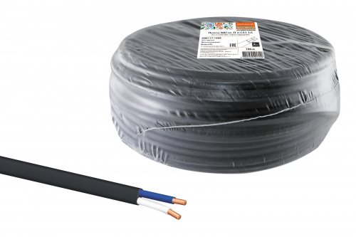 Кабель НАРОДНЫЙ ВВГмб-П нг(А)-LS 2х1,5 220/380 (100м) (SQ0117-1409)