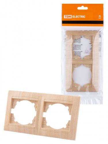 Рамка 2-х постовая горизонтальная сосна , с/у, "Лама" (20/240) TDM (SQ1815-0330) Рамка 2-х постовая горизонтальная сосна , с/у, "Лама" (20/240) TDM (SQ1815-0330)