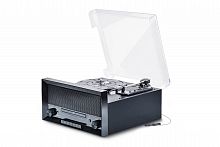 Виниловый проигрыватель RITMIX LP-400B Чёрный, 3 скор. 33 1/3, 45, 78 об/мин; функц. автостоп; Bluetooth; 2 встроенных дин; FM-радио (1) (80005611)