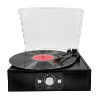 Виниловый проигрыватель RITMIX LP-200B Black wood, 3 скорости, Функция автостоп, Bluetooth, 3.5mm AUX IN, материал: пластик+МЦД (1/4) (80001174)