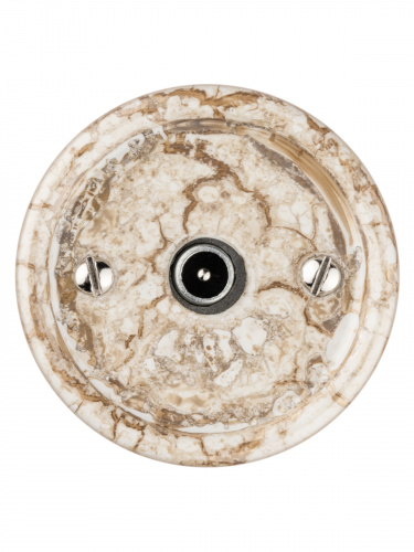 Розетка TDM TV оконечная мраморная «Болонь» (1/72) (SQ1820-0153) фото 5