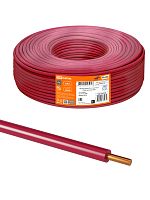 Провод TDM ПуВнг(А)-LS 1х4,0 ГОСТ (100м), красный (SQ0124-0343)