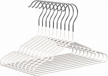 Набор вешалок для одежды DEFENDER HOME CLH-273 белый, 10 шт, металл, 30 см (1/22) (28273)