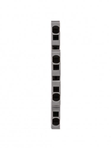 Зажим клеммный безвинтовой ЗКБ быстрого зажима двухуровневый 4 мм2 32А серый (Ph-C PTTB 4) TDM (10/320) (SQ0822-0167) фото 3