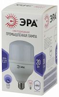 Лампа светодиодная ЭРА STD LED POWER T80-20W-6500-E27 E27 / Е27 20Вт колокол холодный дневной свет (1/40) (Б0027011)