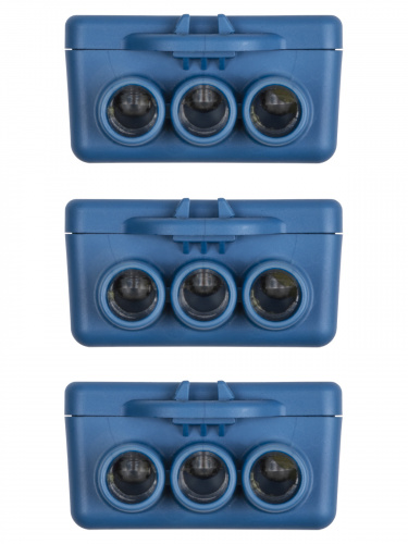 Клемма винтовая изолированная КВИ-3 для Al и Cu проводов (6,0мм2) синяя TDM (30/720) (SQ0510-0604) фото 3