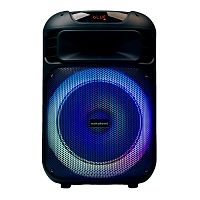 Портативная акустика напольная 1,0 Nakatomi GS-33, 75WRMS, Караоке с беспр. микрофоном,BT+FM+USB+MicroSD+LED, черный (1/1)