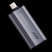 Внешний SSD  A-Data  2 TB  SC750 серый, USB 3.2 Gen 2x2, Type-C (SC750-2000G-CCBK)