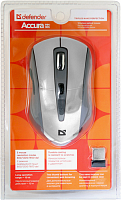 Беспроводная оптическая мышь DEFENDER Accura MM-965, 6 кнопок, 800-1600dpi ,белая  (1/40) (52965)