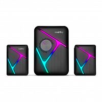 Акустическая 2.1 система Smartbuy S2, Bluetooth, 12Вт, LED-подсветка, черная (SBA-4500) (1/16)