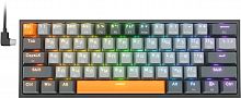 Клавиатура беспроводная игровая REDRAGON Fizz Pro RU, BT/2.4G , RGB, серо-оранжевый (1/10) (72601)
