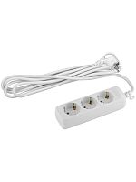 Удлинитель ЭРА U-3e-1,5m-3x1,5 с заземлением 3 розетки 1,5м ПВС 3x1,5мм2 16А (1/10) (Б0044031)