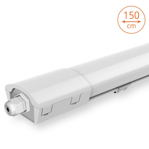 Светильник светодиодный WOLTA линейный 45Вт, 5850лм, 6500К, матовый, IP65, 1450x60x33мм, матовый, холодный свет (1/20) (WPL48-6.5K150-01)