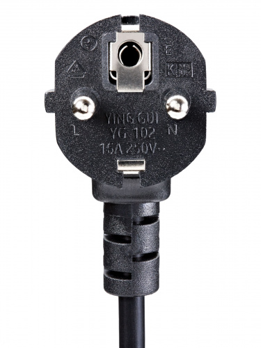 Кабель компьютер - розетка 220V EU (угол-угол)<VDE> 3GX0,75mm2, 1,8m, медь, Telecom <TE021DA-CU0.75-1.8M>  (1/60) фото 3