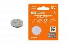 Элемент питания TDM CR2025 Lithium 3V BP-1  (1/40/2400) (SQ1702-0098)