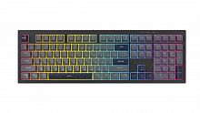 Клавиатура проводная RITMIX RKB-508BL, черная, клавиш 108, проводное подкл. - USB Type-C, подстветка (1/10) (80004448)