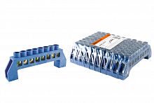 Шина "N" нулевая в изоляторе 6х9мм 8 групп TDM (10/500) (SQ0801-0018)