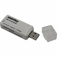 Картридер Smartbuy (SBR-749-W), белый (1/200)