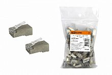 Разъем RJ-45 FTP для кабеля кат. 5Е, 8P8C (100шт) TDM (SQ0561-0001)