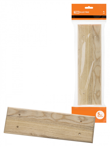 Накладка на бревно деревянная универсальная НБУ 1Пх4 260 мм, сосна TDM (1/6/48) (SQ1821-0037)