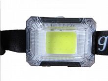 Фонарь GAUSS светодиодный налобный GFL304 3W COB 180lm 3 режима 3xAAA блистер 1/12/60 (GF304)