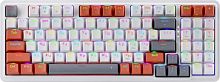 Клавиатура проводная игровая механическая REDRAGON Gloria RU, RGB, Hot-swap, серо-бело-оранжевый (1/10) (72216)
