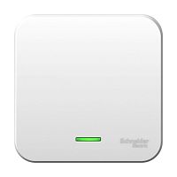 Выключатель 1-кл. О/У BLANCA 6А IP20 (сх. 1) 250В с подсветкой с изолир. пластиной бел. Systeme Electric BLNVA061111 (1/15/90)