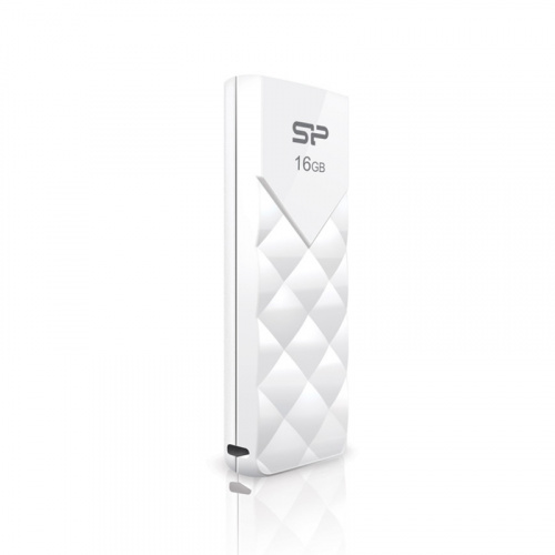 Флеш-накопитель USB  16GB  Silicon Power  Ultima U03  белый (SP016GBUF2U03V1W) фото 2