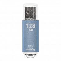 Флеш-накопитель USB 3.0  128GB  Smart Buy  V-Cut  синий (SB128GBVC-B3)