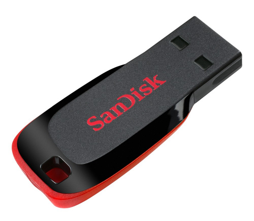 Флеш-накопитель USB  64GB  SanDisk  Cruzer Blade  чёрный (SDCZ50-064G-B35)