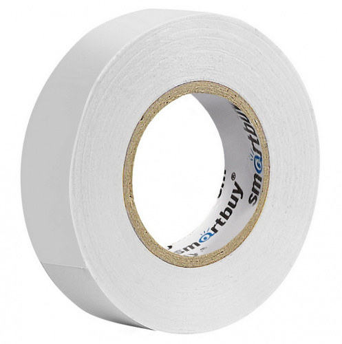 Изолента SMARTBUY 0,13х15мм, 20 метров, белая (SBE-IT-15-20-w) (10/200)