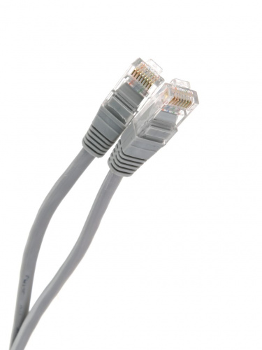 Патч-корд литой TELECOM UTP кат. 5е, серый, 30,0м <NA102--30M> (1/20)