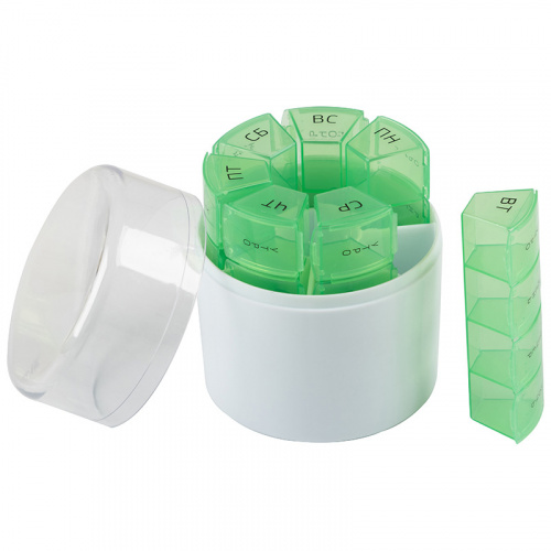 Таблетница Цилиндр на 7 дней (1/10/100) (104326) фото 5 Таблетница Цилиндр на 7 дней (1/10/100) (104326) фото 5