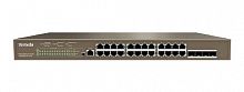 Управляемый гигабитный PoE-коммутатор Tenda TEG5328P-24-410W уровня 3, 24*10/100/1000 Base-T Ethernet ports, 4*1000 Base-X SFP (1/3)