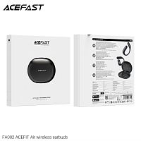 Наушники внутриканальные ACEFAST FA002 ACEFIT Air, пластик, bluetooth 5.3, микрофон, IP54, цвет: черный (1/40) (6974316283621)