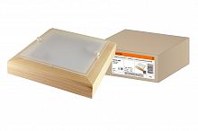 Светильник TDM НПБ 02-2х40-111 УХЛ4 "Киото-1" сосна 2х40 Вт IP20 (270х270х75) (1/1) (SQ0303-0405)