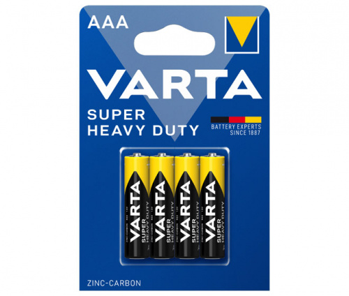 Элемент питания VARTA  R03 SUPER HEAVY DUTY (4 бл)   (48/240) (02003101414) Элемент питания VARTA  R03 SUPER HEAVY DUTY (4 бл)   (48/240) (02003101414)