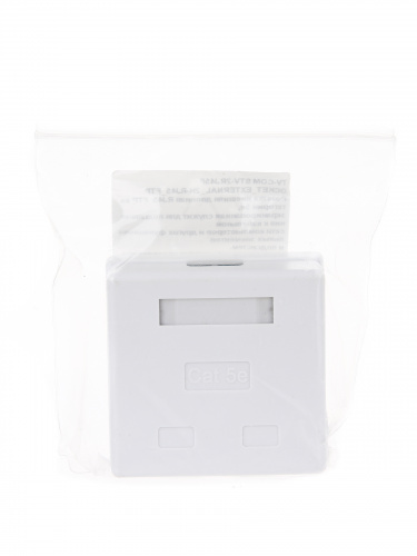 Розетка внешняя RJ-45 (FTP) 5E кат. двойная , экранированная TV-COM<STV-2RJ45F> (1/300) фото 3