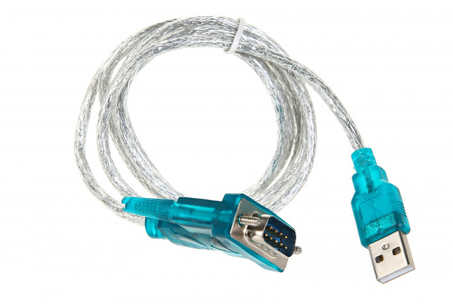 Кабель-переходник Aopen USB Am -> RS-232 DB9M, винты (добавляет в систему  COM порт) (1/30) (ACU804) фото 2