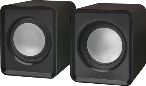 Акустическая 2.0 система  DEFENDER SPK 22 черный, 5 Вт, питание от USB (1/100) (65503) фото 3