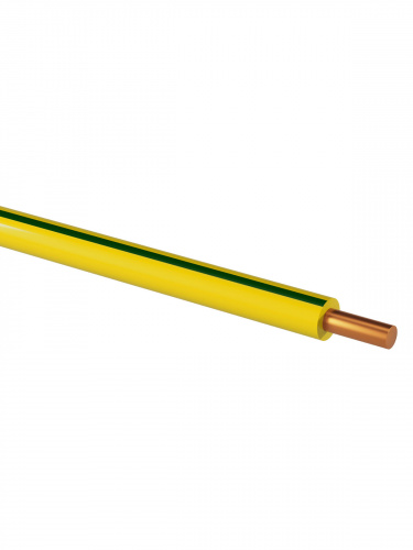 Провод TDM ПуВнг(А)-LS 1х6,0 ГОСТ (200м), желто-зеленый (1/200/200) (SQ0124-0291) фото 3