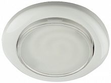 Светильник ЭРА KL35 WH (б/к) под лампу встраиваемый GX53 220V 15W белый (1/80) (Б0041927)
