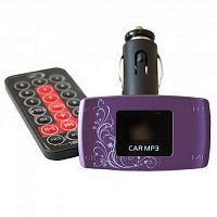 Модулятор FM M-038, фиолетовый с рисунком (16923)